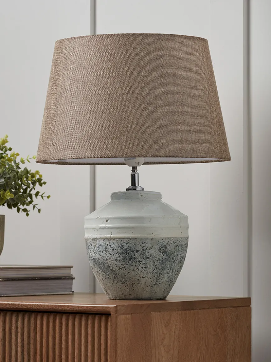 Dipped Glaze Table Lamp - Small