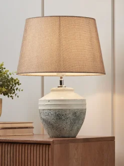 Dipped Glaze Table Lamp - Small