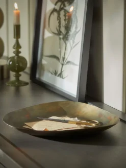 Distressed Brass Effect Tray