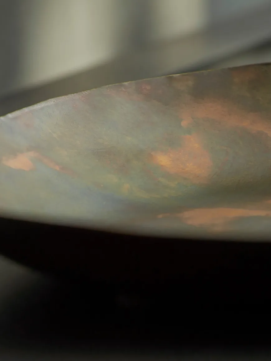 Distressed Brass Effect Tray