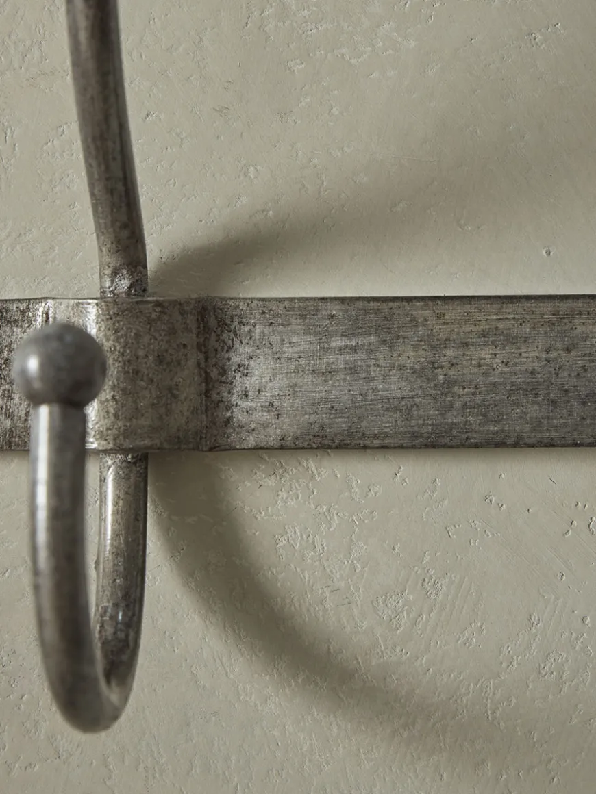 Distressed Industrial Metal Hooks - Large