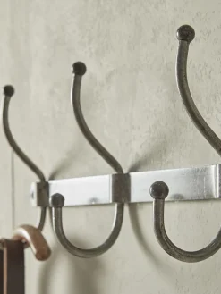 Distressed Industrial Metal Hooks - Small