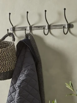 Distressed Industrial Metal Hooks - Medium