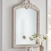 Distressed Ornate Topped Mirror