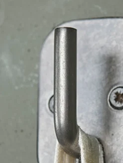Distressed Zinc Single Hook