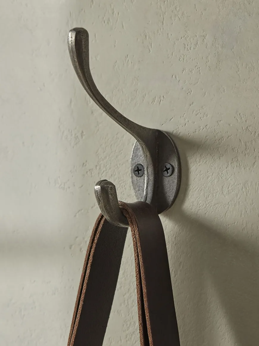 Double Coat Hook - Cast Iron