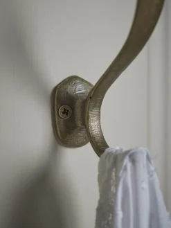 Double Hook - Brass
