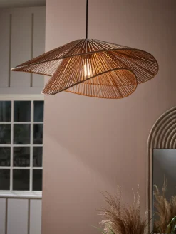 Double Layered Woven Pendant