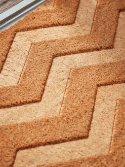 Embossed Chevron Doormat - Double