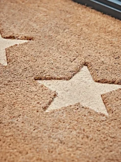 Embossed Stars Doormat - Double