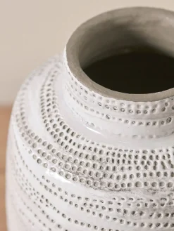 Etched Dotted Vase