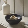 Etched Mango Wood Bowl - Large