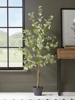 Faux Potted Eucalyptus - Large