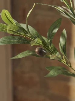 Faux Potted Fruiting Olive Tree