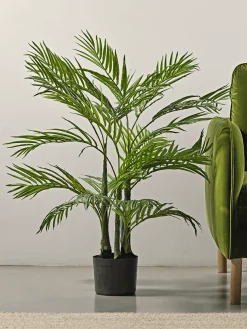 Faux Potted Palm Tree