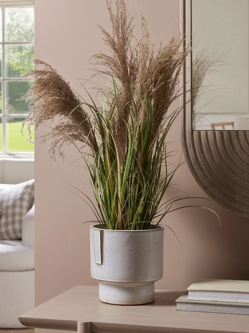 Faux Potted Pampas Grass