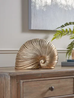 Faux Standing Shell - Brass
