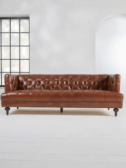 Fenn Sofa - Tan Leather