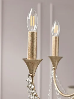 Five Arm Leaf Chandelier