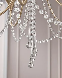 Five Arm Leaf Chandelier