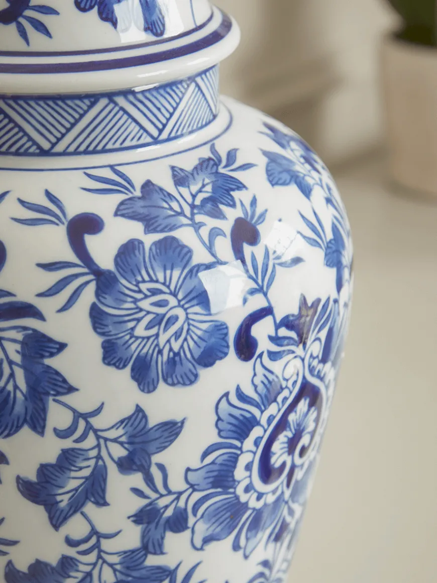 Floral Ginger Jar