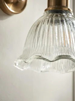 Flower Glass Wall Light