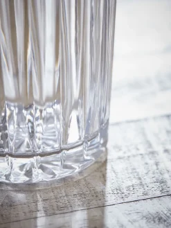 Fluted Glass Pitcher