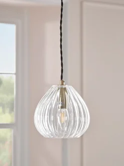 Fluted Tapered Pendant
