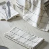 Four Cotton Napkins - Checked