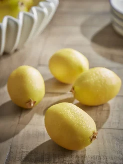 Four Decorative Faux Lemons