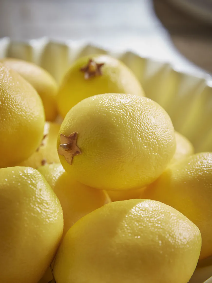 Four Decorative Faux Lemons