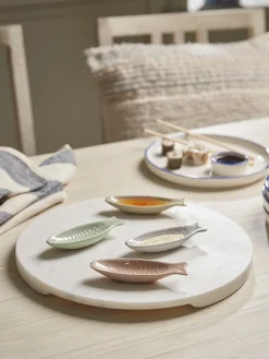 Four Fish Dipping Bowls