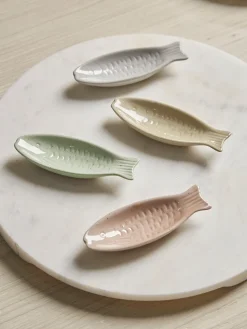Four Fish Dipping Bowls