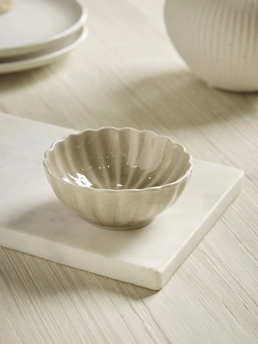 Four Fluted Dipping Bowls