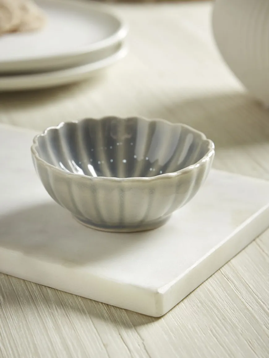 Four Fluted Dipping Bowls