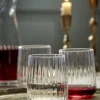 Four Fluted Tumblers