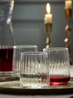 Four Fluted Tumblers