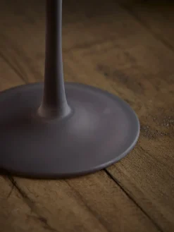 Four Frosted Black Martini Glasses