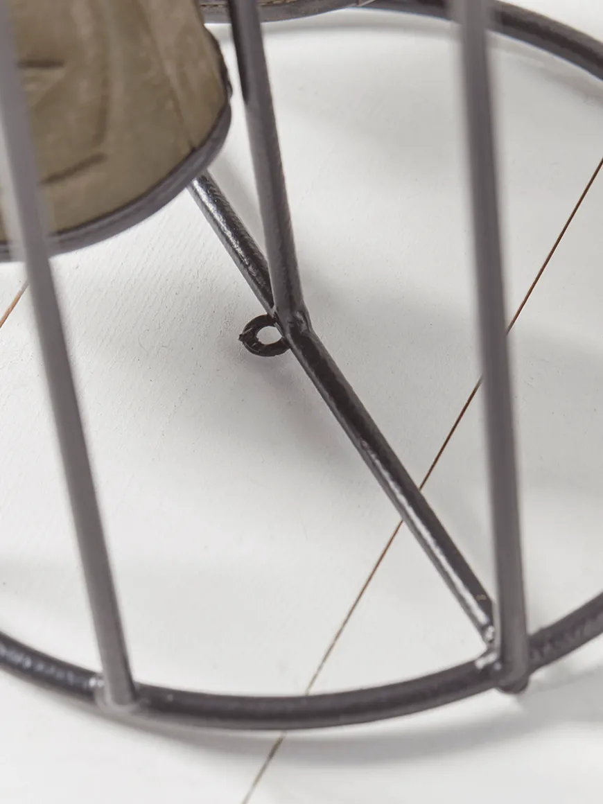 Four Pair Round Boot Rack