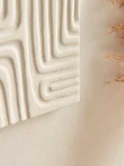 Four Textured Wall Art Tiles