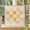 Framed Chequered Canvas