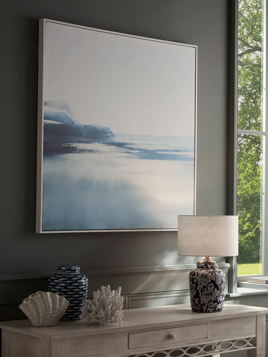 Framed Seashore Canvas