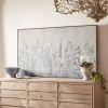 Framed Wildflower Hessian Wall Art
