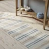French Blue Striped Runner