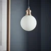 Frosted Globe Pendant