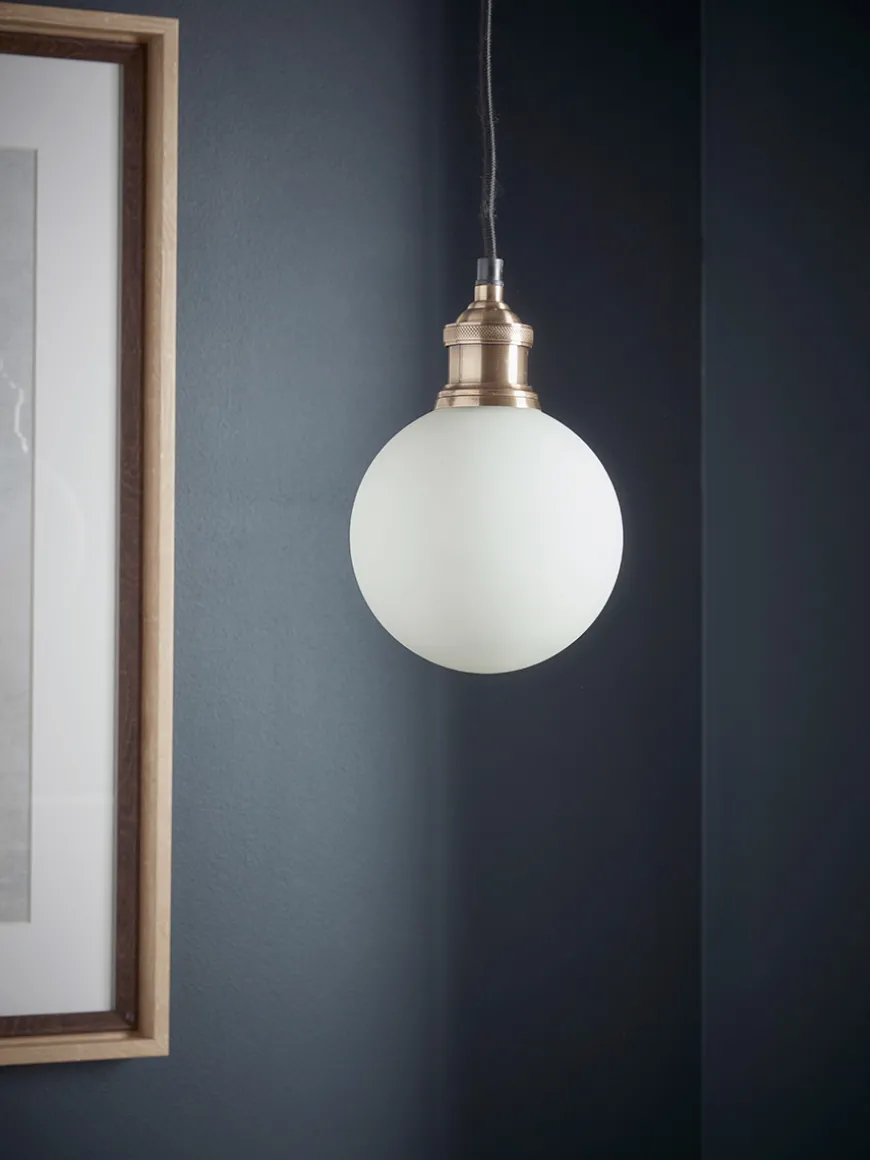 Frosted Globe Pendant