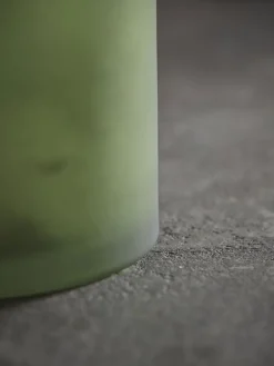 Frosted Green Vase