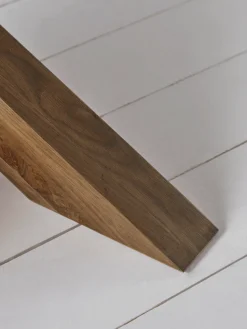 Geo Rustic Oak Dining Table - 2m