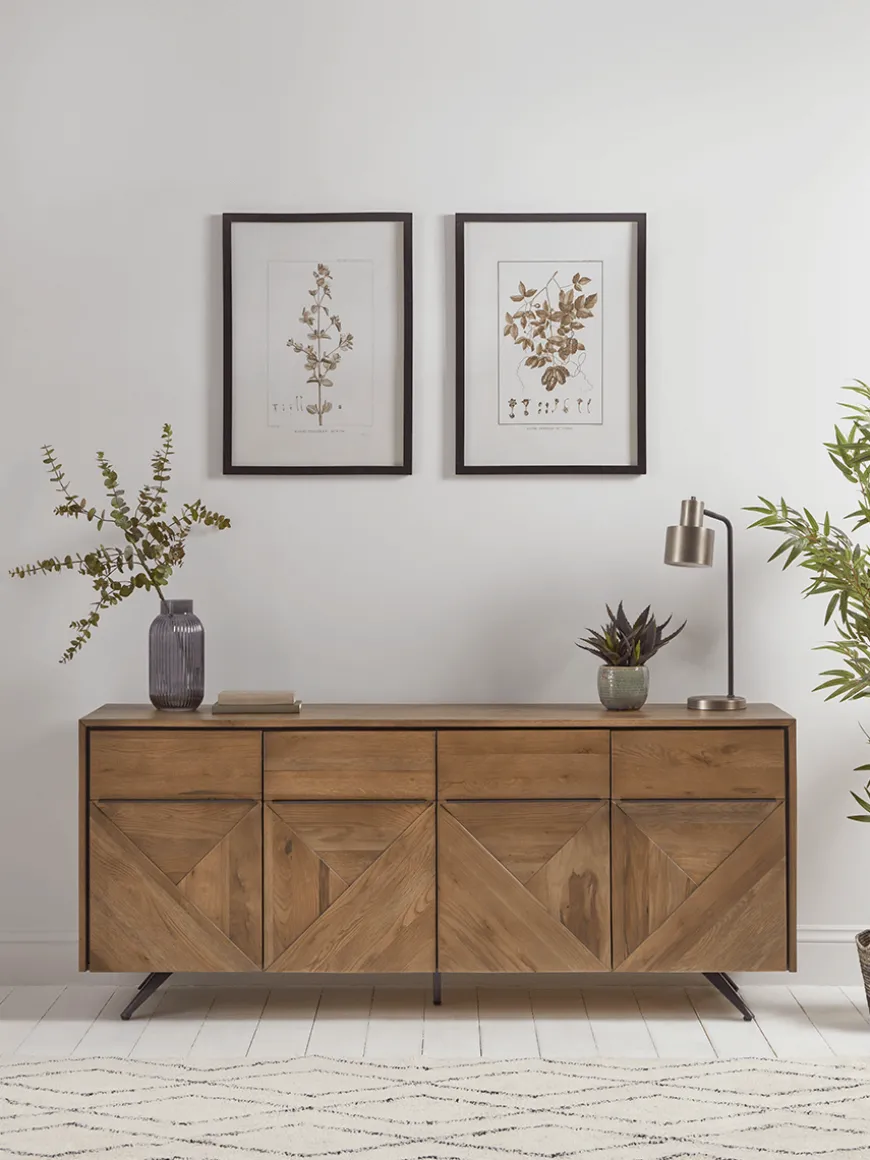 Geo Rustic Oak Sideboard