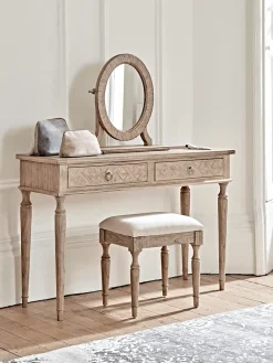 Geometric Parquet Dressing Table